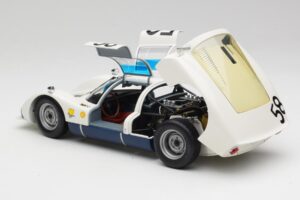 Porsche 906K #58 G. Klass / R. Stommelen 24 Hours of Le Mans 1966 Minichamps 1:18 100666158 Metāls — attēls 5 no 8