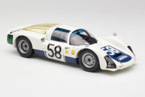 Porsche 906K #58 G. Klass / R. Stommelen 24 Hours of Le Mans 1966 Minichamps 1:18 100666158 Metāls — attēls 6 no 8