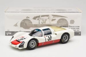 Porsche 906 K #37 V. Elford / B. Pon Porsche System 24 Hours of Le Mans 1967 Minichamps 1:18 100676137 Metāls — attēls 8 no 8