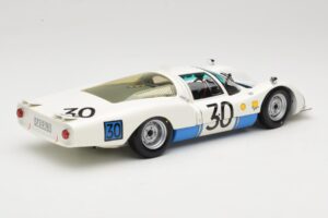 Porsche 906 LE #30 J. Siffert / C. Davis GT Class Winner Le Mans 1966 Minichamps 1:18 100666130 Metāls — attēls 3 no 8