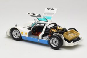 Porsche 906 LE #30 J. Siffert / C. Davis GT Class Winner Le Mans 1966 Minichamps 1:18 100666130 Metāls — attēls 5 no 8