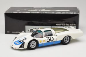 Porsche 906 LE #30 J. Siffert / C. Davis GT Class Winner Le Mans 1966 Minichamps 1:18 100666130 Metāls — attēls 8 no 8