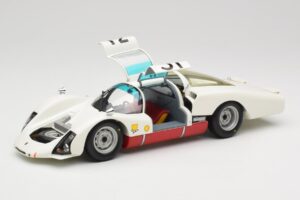 Porsche 906 LH #31 H. Herrmann / H. Linge Porsche System Engineering 24 Hours of Le Mans 1966 Minichamps 1:18 100666131 Metāl — attēls 2 no 8
