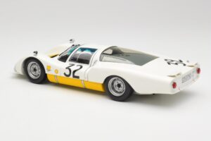Porsche 906LH #32 Porsche System Engineering G. Schutz / P. De Klerk 24 Hours of Le Mans 1966 Minichamps 1:18 100666132 Metāl — attēls 7 no 8