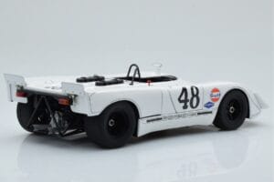 Porsche 908/02 #48 S. McQueen / P. Revson 12 Hours of Sebring 2nd Place Post Race Version 1970 AUTOart 1:18 87072 Metāls — attēls 3 no 8