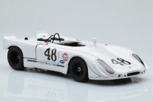 Porsche 908/02 #48 S. McQueen / P. Revson 12 Hours of Sebring 2nd Place Post Race Version 1970 AUTOart 1:18 87072 Metāls — attēls 6 no 8