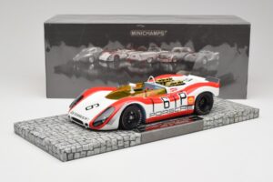 Porsche 908/02 Spyder #6 K. Lins / R. Attwood Nürburgring 1000km 1969 Minichamps 1:18 107692006 Metāls — attēls 6 no 6