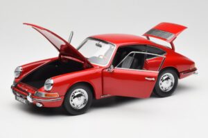 Porsche 911 901 Signal Sarkans Kyosho 1:18 08969R Metāls — attēls 2 no 8