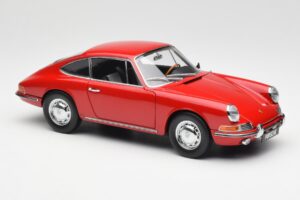 Porsche 911 901 Signal Sarkans Kyosho 1:18 08969R Metāls — attēls 6 no 8