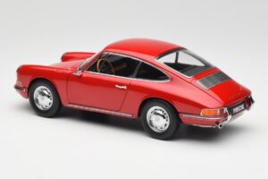 Porsche 911 901 Signal Sarkans Kyosho 1:18 08969R Metāls — attēls 7 no 8