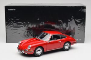 Porsche 911 901 Signal Sarkans Kyosho 1:18 08969R Metāls — attēls 8 no 8
