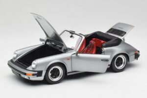 Porsche 911 930 Carrera 3.2 Kabriolets Pelēks Metallic Minichamps 1:18 100063034 Metāls — attēls 2 no 8