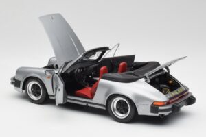Porsche 911 930 Carrera 3.2 Kabriolets Pelēks Metallic Minichamps 1:18 100063034 Metāls — attēls 5 no 8