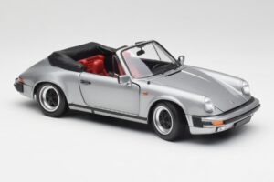 Porsche 911 930 Carrera 3.2 Kabriolets Pelēks Metallic Minichamps 1:18 100063034 Metāls — attēls 6 no 8