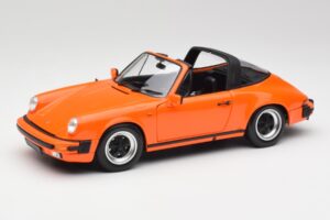 Porsche 911 930 Carrera 3.2 Targa Oranžs Minichamps 1:18 100063064 Metāls