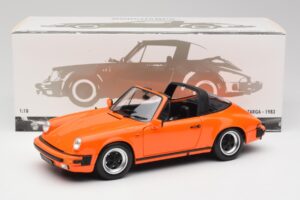 Porsche 911 930 Carrera 3.2 Targa Oranžs Minichamps 1:18 100063064 Metāls — attēls 8 no 8