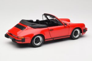 Porsche 911 930 Carrera 3.2 Cabriolet Guards Red Minichamps 1:18 110063030 Metāls — attēls 3 no 8