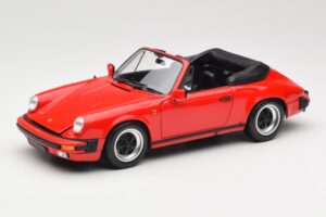 Porsche 911 930 Carrera 3.2 Cabriolet Guards Red Minichamps 1:18 110063030 Metāls