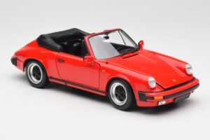 Porsche 911 930 Carrera 3.2 Cabriolet Guards Red Minichamps 1:18 110063030 Metāls — attēls 6 no 8