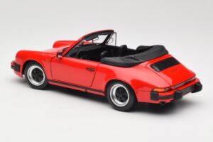 Porsche 911 930 Carrera 3.2 Cabriolet Guards Red Minichamps 1:18 110063030 Metāls — attēls 7 no 8