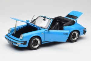 Porsche 911 930 Carrera Kabriolets Zils Minichamps 1:18 100063032 Metāls — attēls 2 no 8
