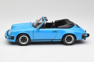 Porsche 911 930 Carrera Kabriolets Zils Minichamps 1:18 100063032 Metāls — attēls 4 no 8