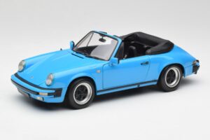 Porsche 911 930 Carrera Kabriolets Zils Minichamps 1:18 100063032 Metāls