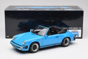 Porsche 911 930 Carrera Kabriolets Zils Minichamps 1:18 100063032 Metāls — attēls 8 no 8
