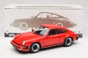 Porsche 911 930 Carrera 3.2 Guards Red Minichamps 1:18 100063021 Metāls — attēls 8 no 8