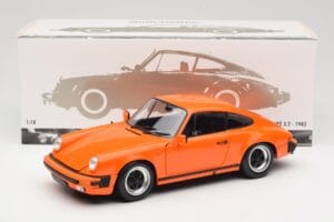 Porsche 911 930 Carrera 3.2 Signal Orange Minichamps 1:18 100063025 Metāls — attēls 8 no 8