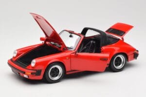 Porsche 911 930 Carrera Targa 3.2 Guards Red Minichamps 1:18 100063061 Metāls — attēls 2 no 9