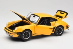 Porsche 911 930 Turbo 3.0 Dzeltens Norev 1:18 187579 Metāls — attēls 2 no 8