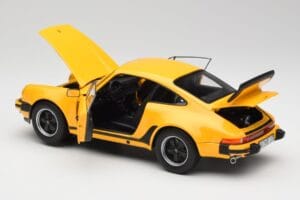 Porsche 911 930 Turbo 3.0 Dzeltens Norev 1:18 187579 Metāls — attēls 5 no 8