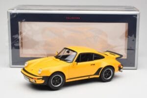 Porsche 911 930 Turbo 3.0 Dzeltens Norev 1:18 187579 Metāls — attēls 8 no 8