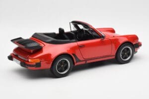 Porsche 911 930 Turbo Kabriolets Sarkans Norev 1:18 187664 Metāls — attēls 3 no 8