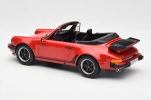 Porsche 911 930 Turbo Kabriolets Sarkans Norev 1:18 187664 Metāls — attēls 7 no 8
