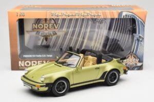 Porsche 911 930 Turbo Targa Zaļš Metālisks Norev 1:18 187526 Metāls — attēls 10 no 10