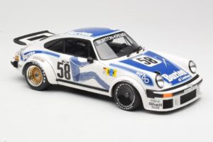 Porsche 911 934 #58 B. Wollek / P. Gurdjian Kremer Racing Winners Group 4 24 Hours of Le Mans 1977 Minichamps 1:18 155776458  — attēls 4 no 6
