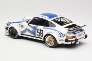 Porsche 911 934 #58 B. Wollek / P. Gurdjian Kremer Racing Winners Group 4 24 Hours of Le Mans 1977 Minichamps 1:18 155776458  — attēls 5 no 6