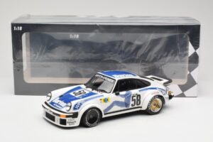 Porsche 911 934 #58 B. Wollek / P. Gurdjian Kremer Racing Winners Group 4 24 Hours of Le Mans 1977 Minichamps 1:18 155776458  — attēls 6 no 6