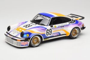 Porsche 911 934 Schiller Racing Team #69 R. Haldi / H. Vetsch 24 Hours of Le Mans 1976 Minichamps 1:18 155766469 Metāls