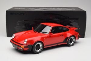 Porsche 911 934 Turbo Sarkans 1977 Minichamps 1:12 125066100 Metāls — attēls 6 no 6