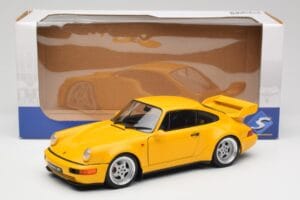 Porsche 911 964 3.8 RS Speed Yellow Solido 1:18 S1803401 Metāls — attēls 7 no 7