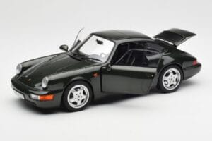 Porsche 911 964 Carrera 4 Zaļš Metālisks Norev 1:18 187321 Metāls — attēls 2 no 8
