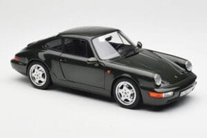 Porsche 911 964 Carrera 4 Zaļš Metālisks Norev 1:18 187321 Metāls — attēls 6 no 8