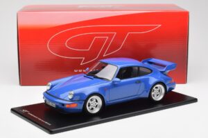Porsche 911 964 RS 3.8 Zils GT Spirit 1:18 GT003ZM Sveķi — attēls 6 no 6