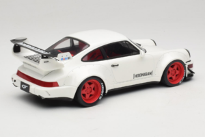 Porsche 911 964 RWB Hoonigan Balts GT Spirit 1:18 GT732 Sveķi — attēls 2 no 6