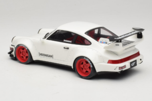 Porsche 911 964 RWB Hoonigan Balts GT Spirit 1:18 GT732 Sveķi — attēls 5 no 6