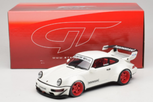 Porsche 911 964 RWB Hoonigan Balts GT Spirit 1:18 GT732 Sveķi — attēls 6 no 6
