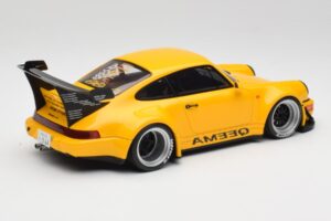 Porsche 911 964 RWB Keema Yellow GT Spirit 1:18 GT492 Sveķi — attēls 2 no 6